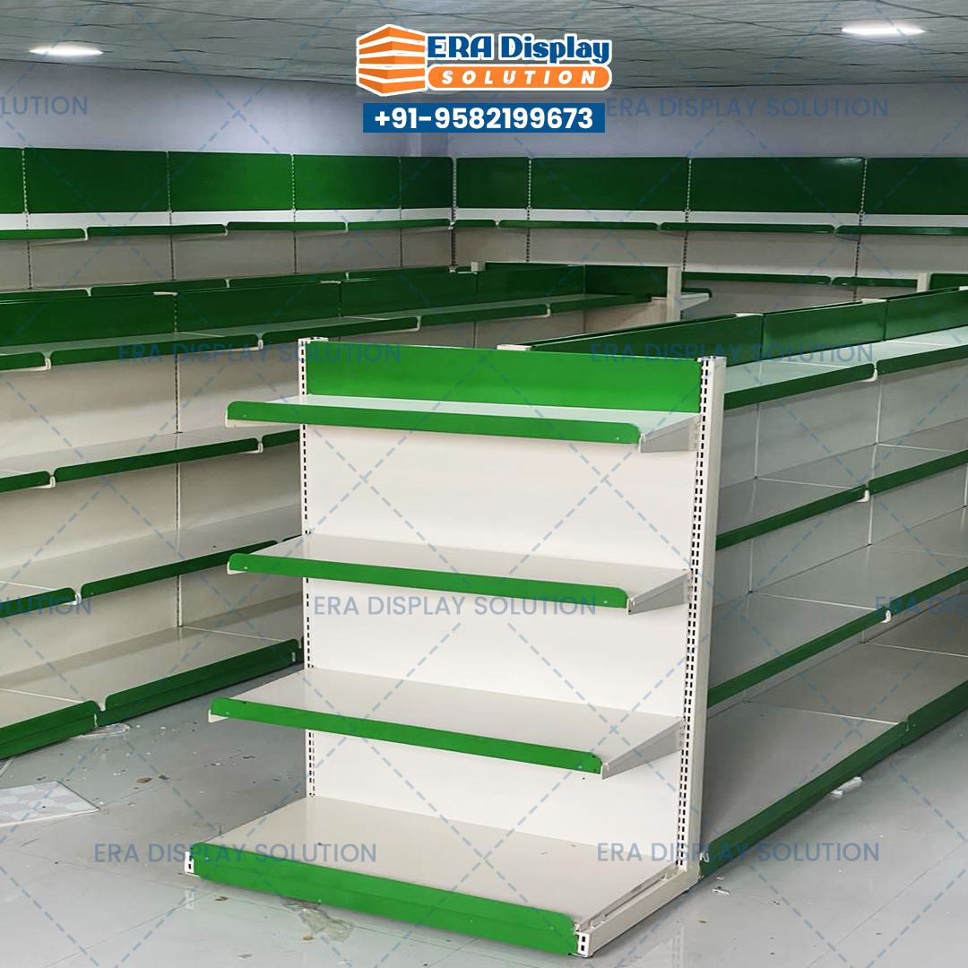 Supermarket Double Sided Center Display Rack in Pathanamthitta 