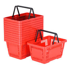 Supermarket Plastic Basket